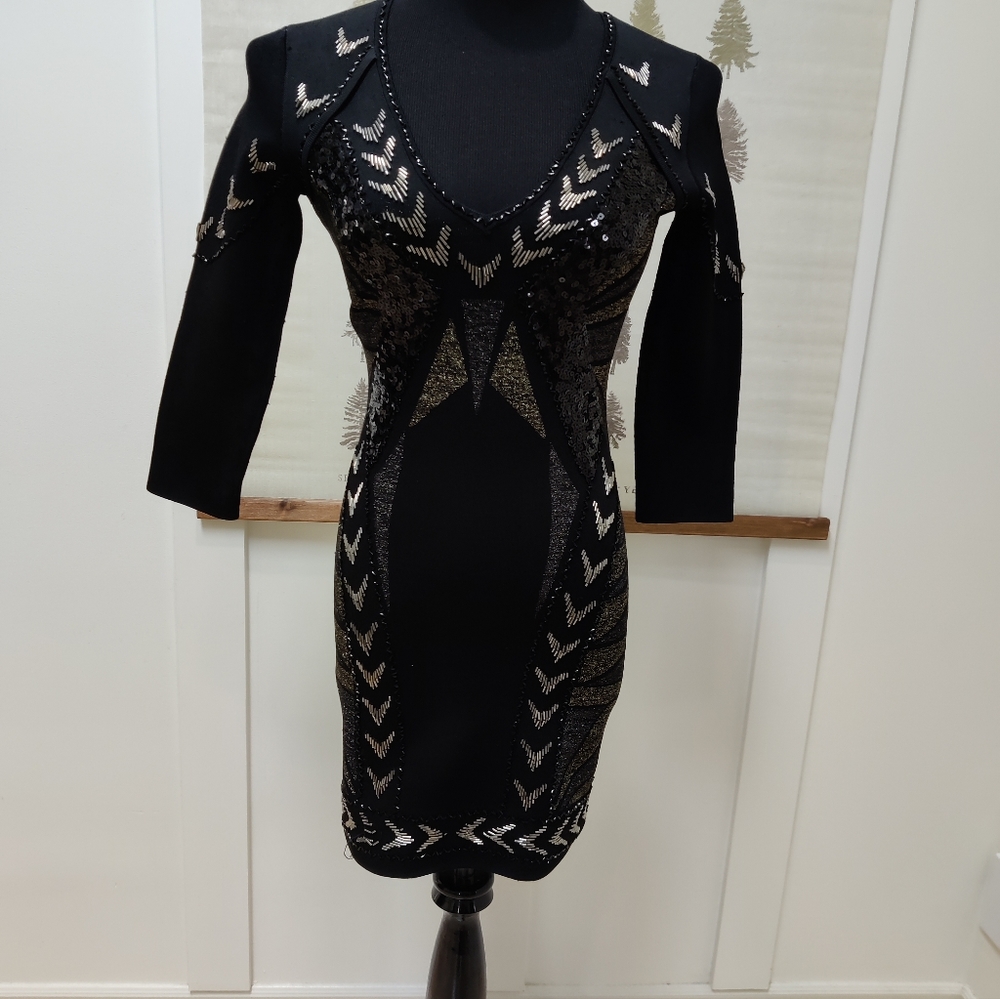 Beaded Bodycon Dress Marciano - Small